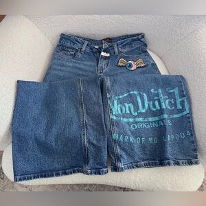 Von Dutch Blue Straight Leg Women's Jeans